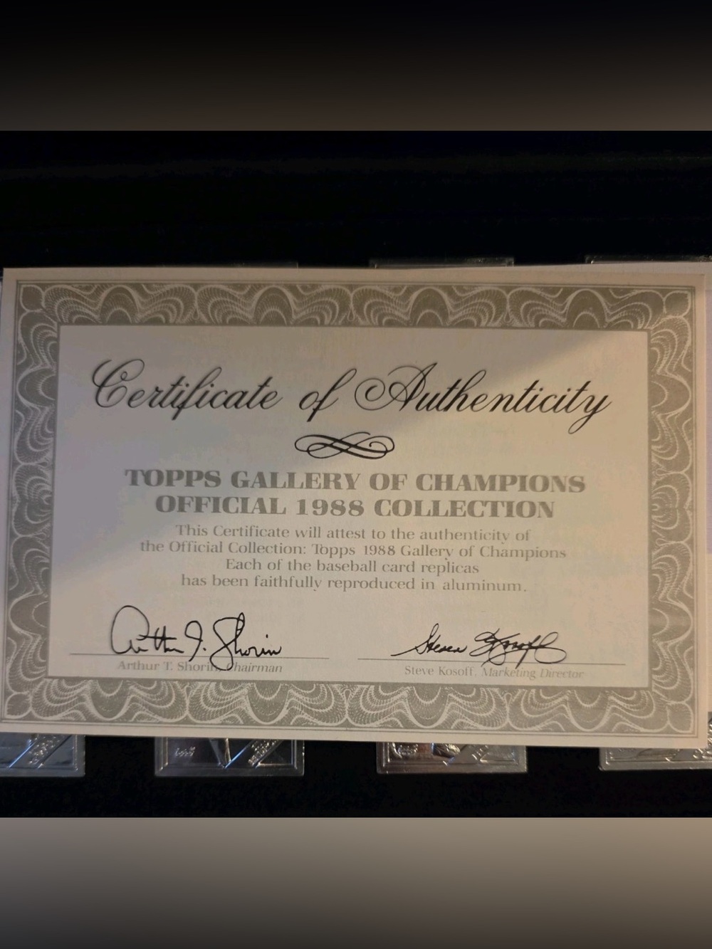Topps Gallery of Champions Silver Vintage cards -1988 (Factory Sealed) - Picture 7 of 10